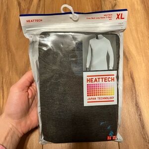 Uniqlo HEATTECH Dark Gray Long Sleeve Top XL